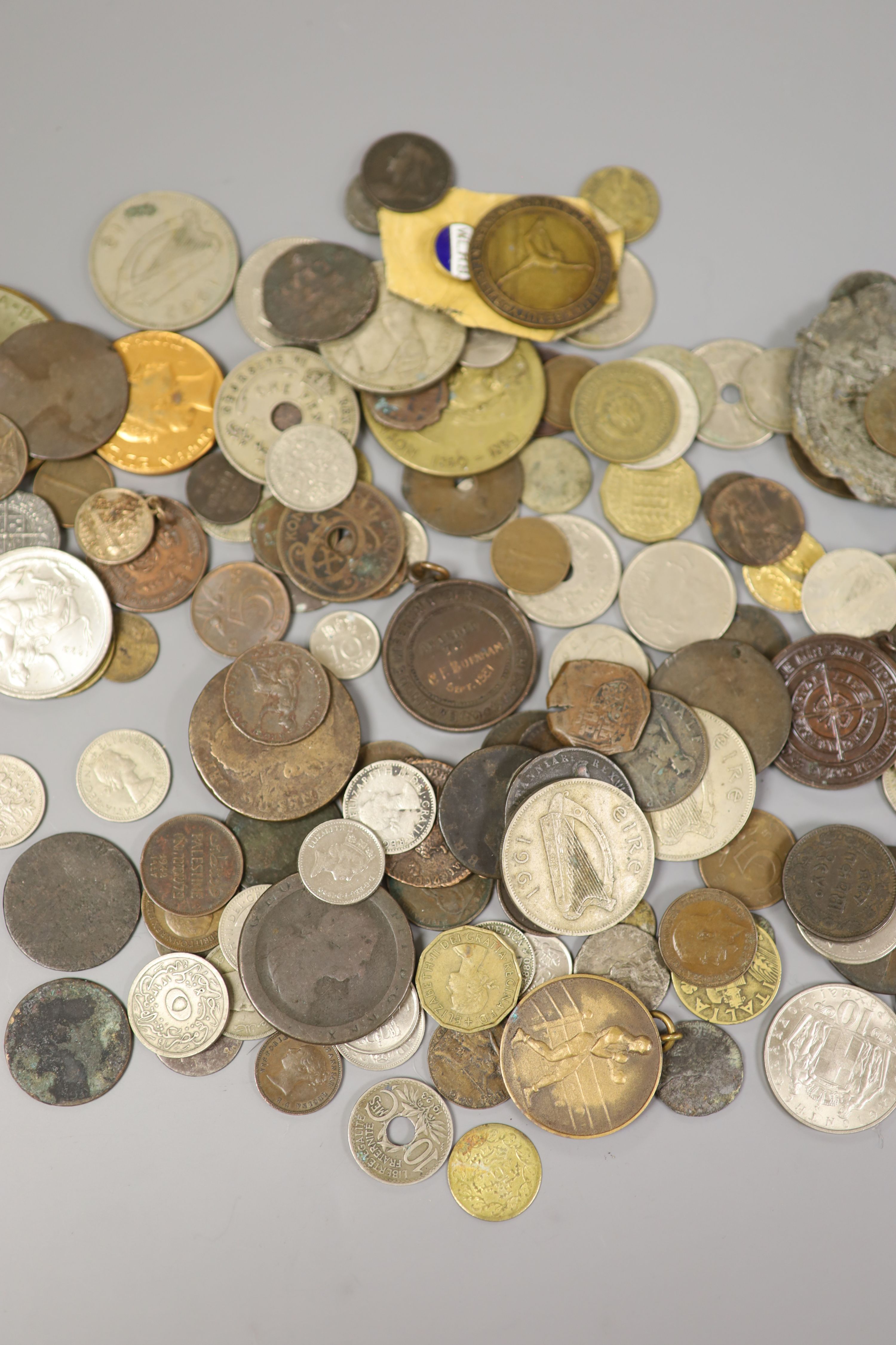 A quantity of mixed coins